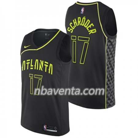 Camiseta Hombre Atlanta Hawks Dennis Schroder 17 Nike City Edition Swingman